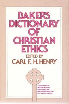Sampul Baker's Dictionary Of Christ Ethics