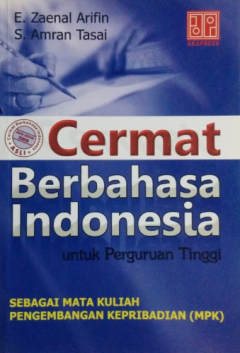 Sampul Cermat Berbahasa Indonesia Untuk Perguruan Tinggi