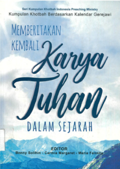 Sampul Memberitakan Kembali Karya Tuhan Dalam Sejarah