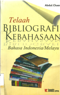 Sampul Telaah Bibliografi Kebahasaan: Bahasa Indonesia/Melayu